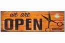Bild 1 von MyFlair Holzschild "We are open II"