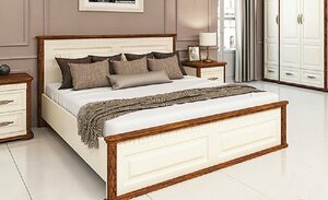 Feldmann-Wohnen Bett »MARSEILLE«, Doppelbett mit Bettkasten 160 x 200 cm
