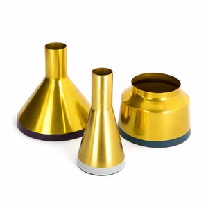 Kayoom Vasen 3er Set Culture 180 Gold / Pflaume / Hellgrau / Petrol