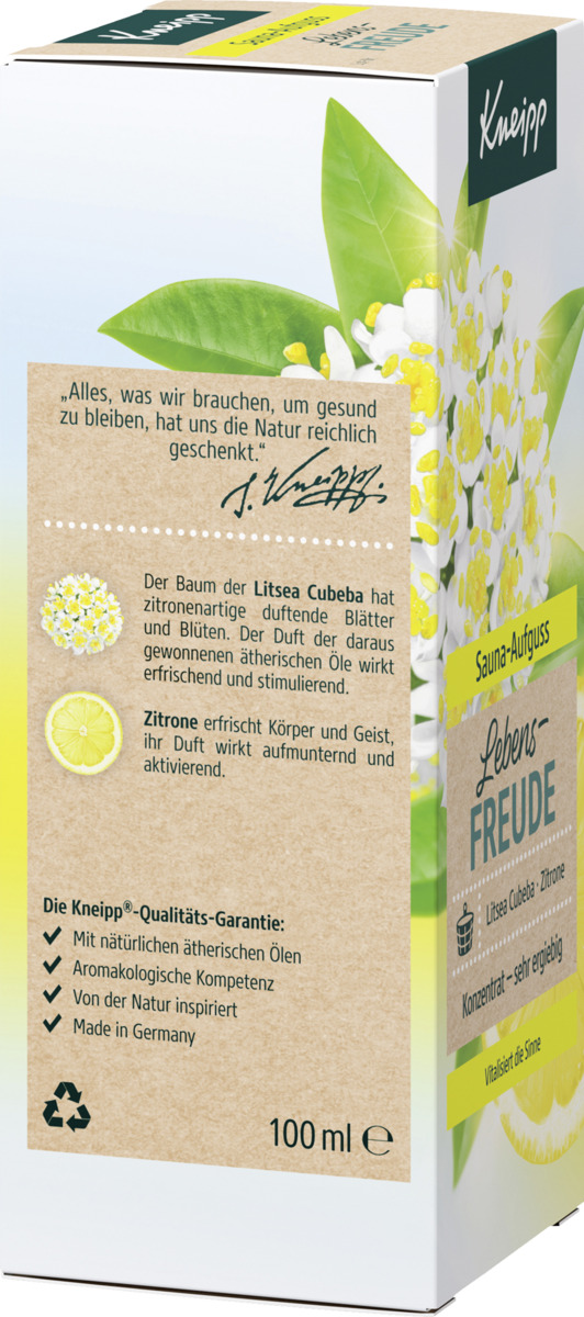 Bild 2 von Kneipp Sauna-Aufguss Lebensfreude
