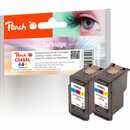 Bild 1 von Peach Doppelpack Druckköpfe color kompatibel zu Canon CL-546XL*2, 8288B001*2 (wiederaufbereitet)