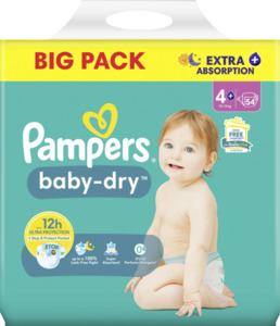 Pampers baby-dry Windeln Gr.4+ (10-15kg) Big Pack