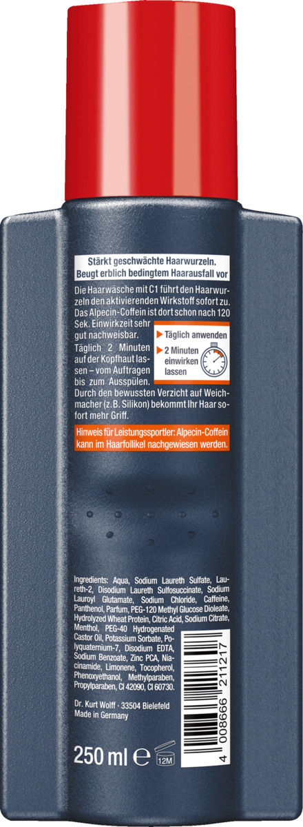 Bild 2 von Alpecin 
            Coffein Shampoo C1