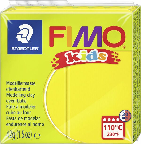 Bild 1 von Fimo Kids gelb
, 
42 Gramm