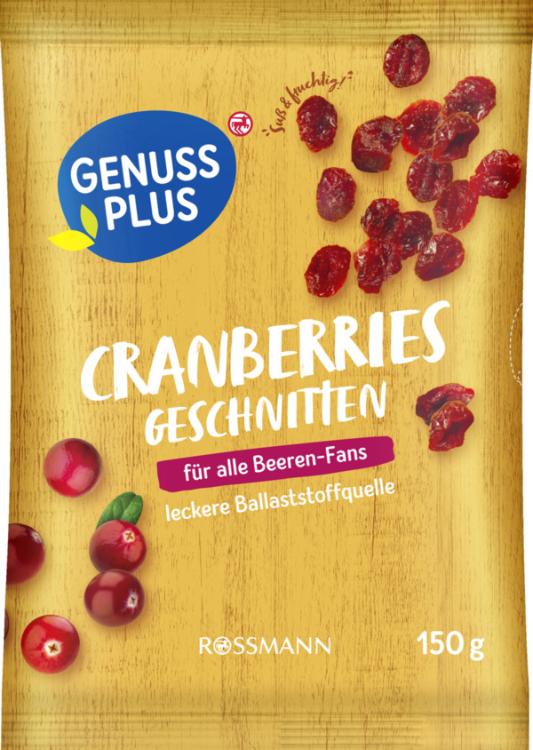 Bild 1 von GENUSS PLUS Cranberries geschnitten