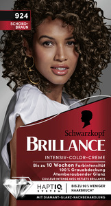 Schwarzkopf Brillance Haarfarbe Intensiv-Color-Creme 924 Schokobraun