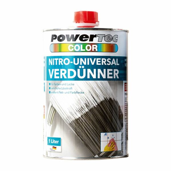 Bild 1 von Powertec Color Profi Spezialverdünner - Nitro-Universalverdünner