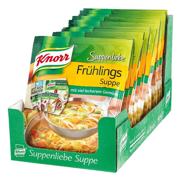 Bild 1 von Knorr Suppenliebe Frühlingssuppe ergibt 0,75 L, 14er Pack