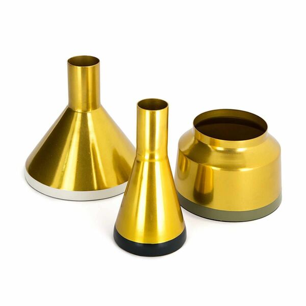 Bild 1 von Kayoom Vasen 3er Set Culture 160 Gold / Weiß / Grün / Grau