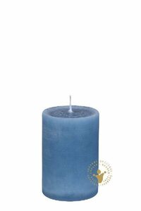 Jaspers Kerzen Rustic-Kerze »Nordische Reifkerzen nordisch blau Ø 80 x 200 mm,«