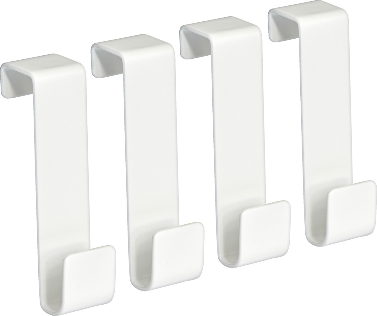 Bild 1 von IDEENWELT Best Basics 4er-Set Türhaken weiß