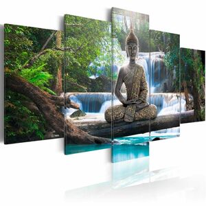 Artgeist Buddha and waterfall