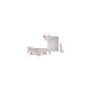 Kinderzimmer Galaxy 4-tlg inkl. Bett + Kleiderschrank + Nachtkommode + Kommode weiß