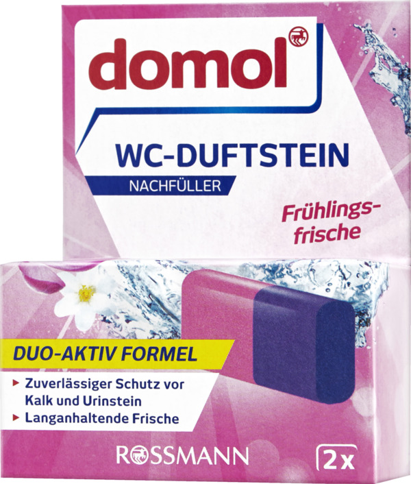 Bild 1 von domol WC-Duftsteine Duo Frühlingsfrische