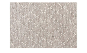 HOME STORY Naturteppich handgewebt braun Baumwolle Maße (cm): B: 140 Teppiche