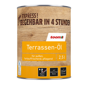 toomEigenmarken - 
            toom Terrassen-Öl bangkiraiholzfarben 2,5 l
