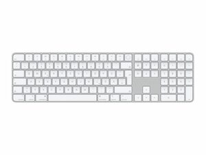Apple Magic Keyboard, mit Touch ID Ziffernblock, deutsch, silber