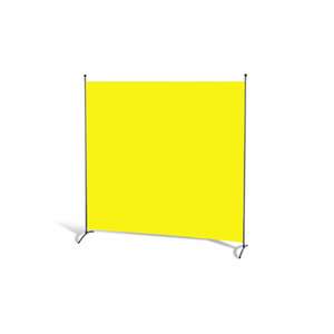 Grasekamp Stellwand 180 x 180 cm - Gelb - Paravent  Raumteiler Trennwand Sichtschutz