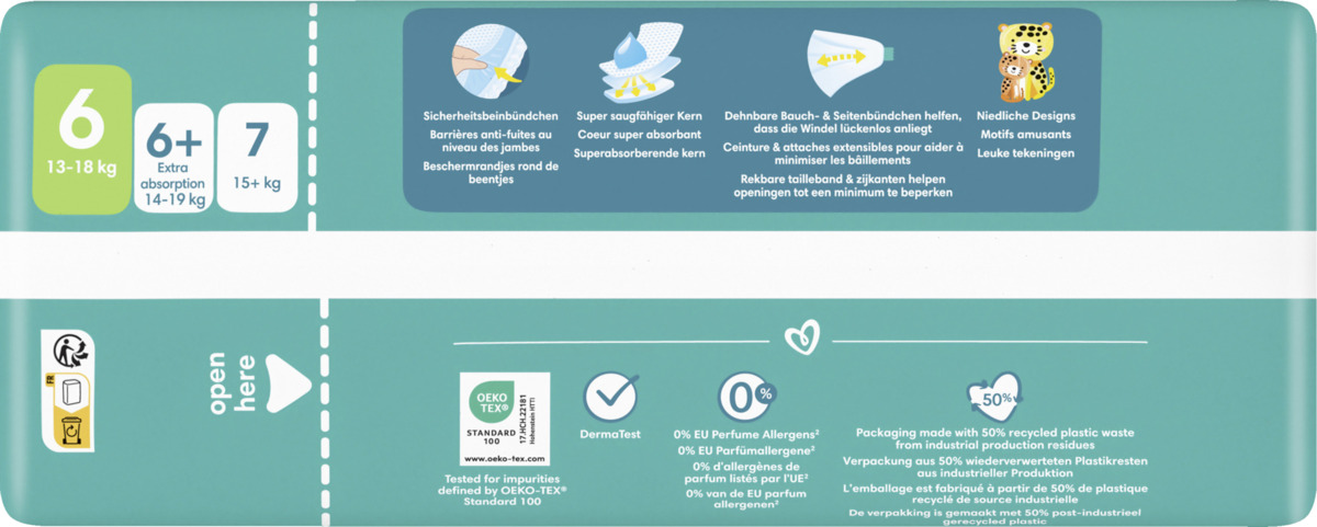 Bild 2 von Pampers baby-dry Windeln Gr.6 (13-18kg)