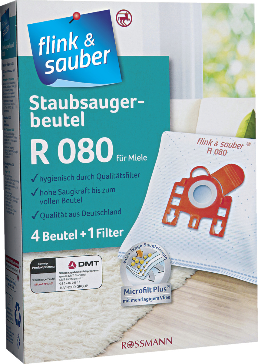 Bild 1 von flink & sauber 
            Staubsaugerbeutel R 080