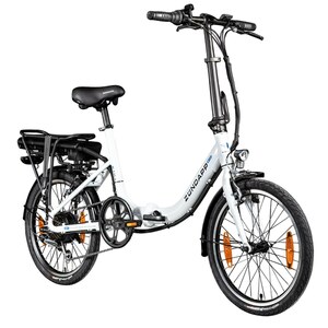 Zündapp Z110 20 Zoll E Bike Elektro Bike Pedelec Faltrad E Klapprad E Fahrräder leichte Ebikes 20" Urban E Bikes Stadtrad... weiß, 33 cm