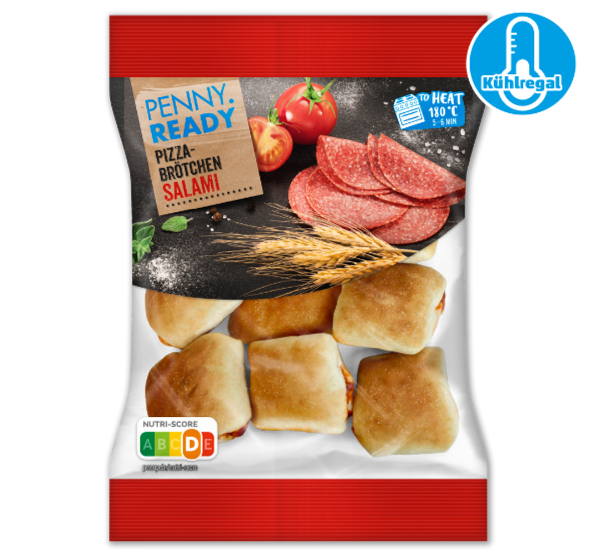 Bild 1 von PENNY READY Pizza-Brötchen*