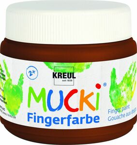 Kreul Mucki Fingerfarbe
, 
braun, 150 ml