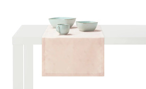 LAVIDA Tischläufer  Glitzer rosa/pink 100% Polyester, Synthetik Maße (cm): B: 40 Heimtextilien