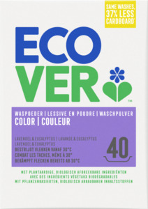 Ecover Lavendel und Eukalyptus Colorwaschmittel Pulver 40 WL