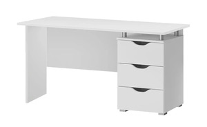 Schreibtisch  Alvara - weiß - 140 cm - 75 cm - 66 cm