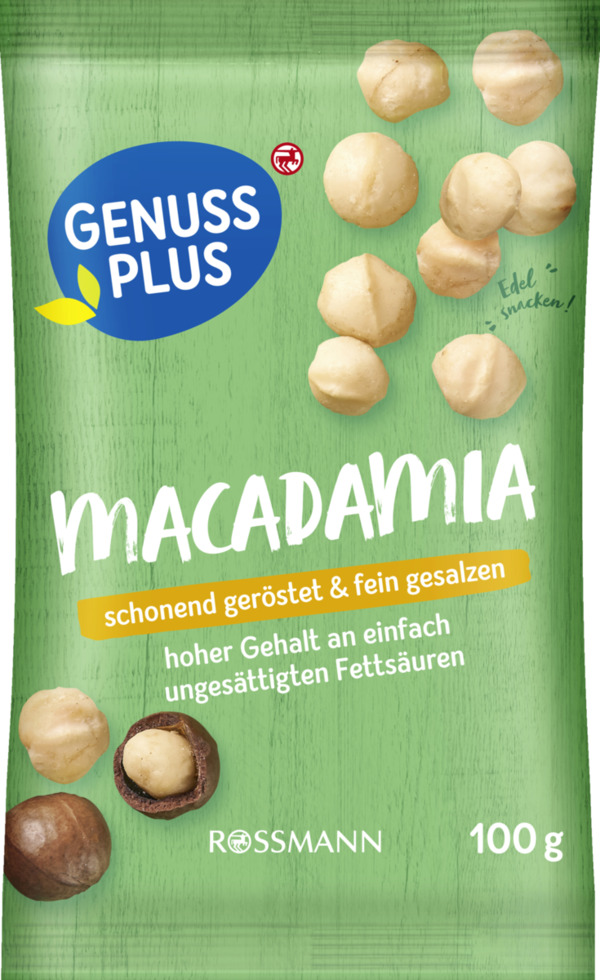Bild 1 von GENUSS PLUS Macadamias, geröstet & gesalzen