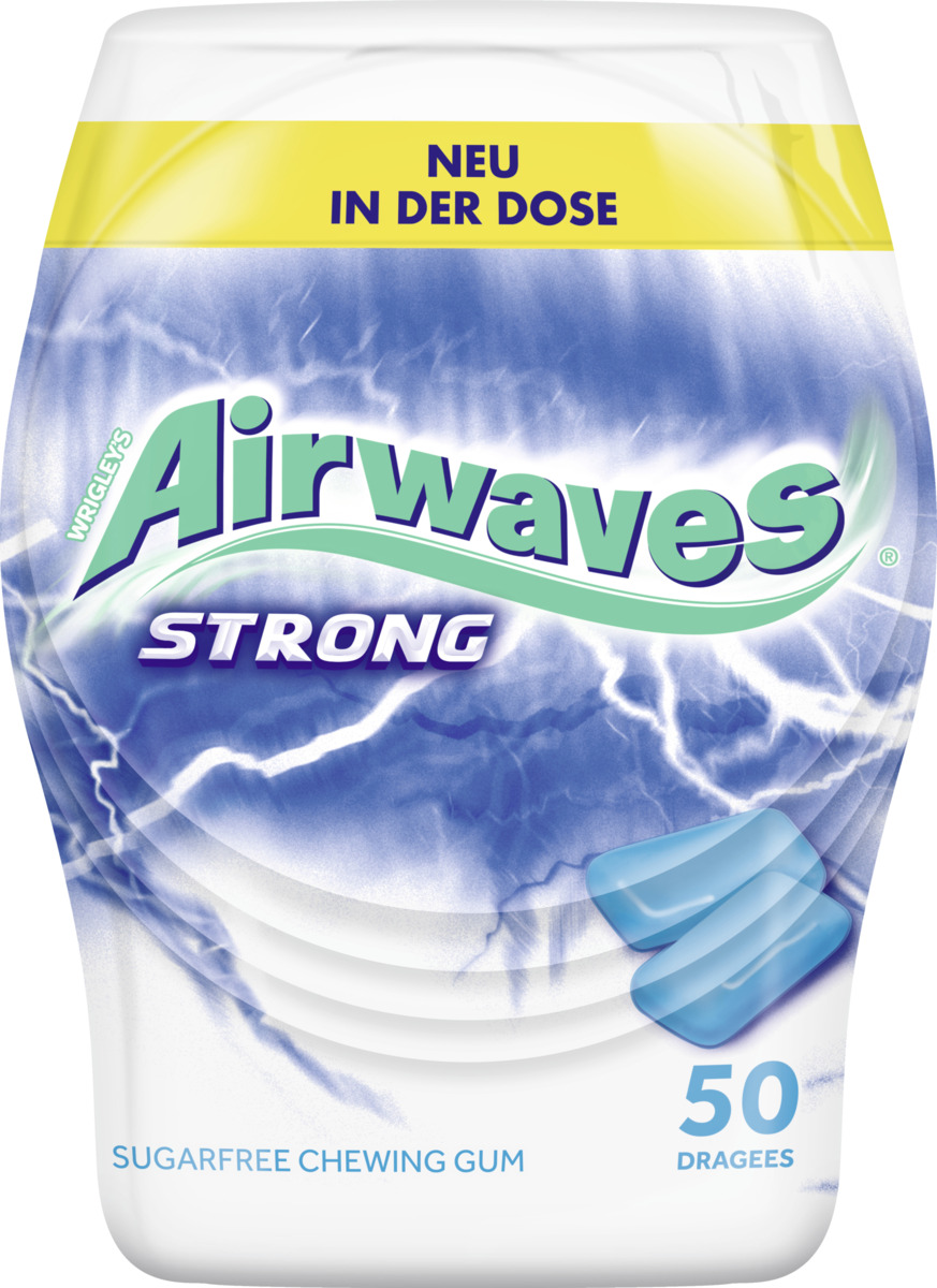 Bild 1 von Wrigley`s Airwaves Kaugummi-Dragees Strong, 70 g