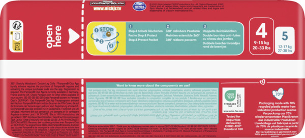 Bild 4 von Pampers baby-dry pants Gr.4 (9-15kg) Paw Patrol