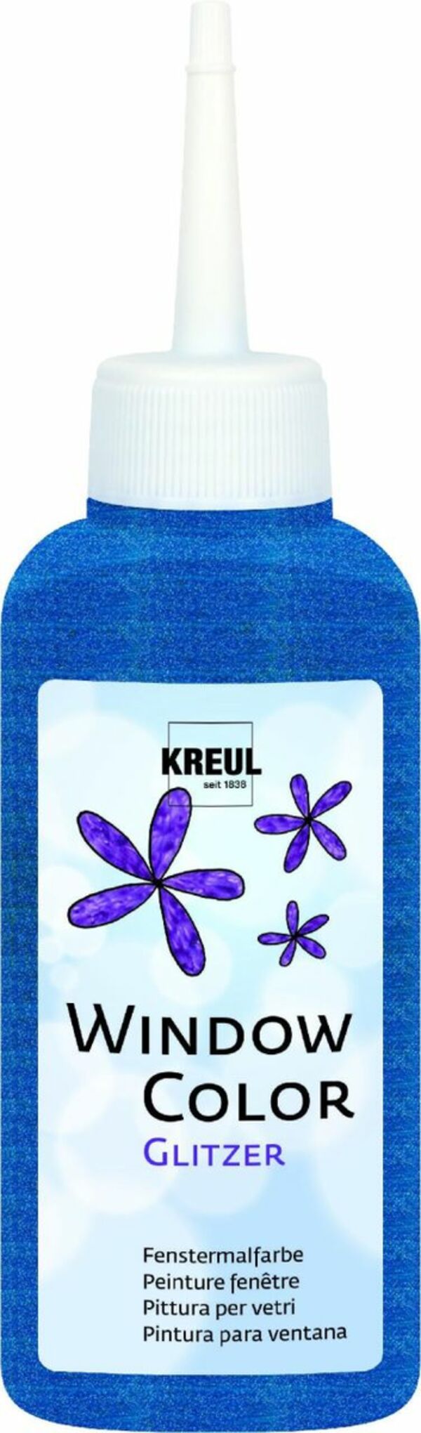 Bild 1 von Kreul Window Color
, 
Glitzer-diamantblau,  80 ml