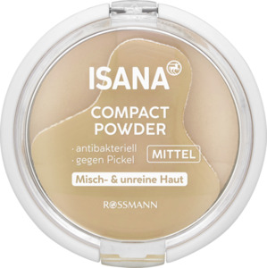 ISANA Compact Powder mittel, 9 g