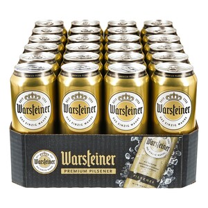 Warsteiner Premium Pilsener 4,8 % vol 0,5 Liter Dose, 24er Pack