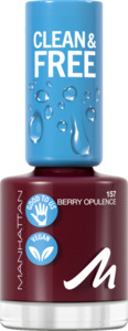 Manhattan Clean & Free Nail Polish 157 Berry Opulence