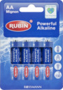 Bild 1 von RUBIN Powerful Alkaline Batterien AA