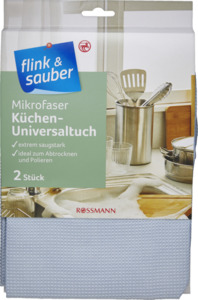 flink & sauber 
            Microfaser Küchen-Universaltuch