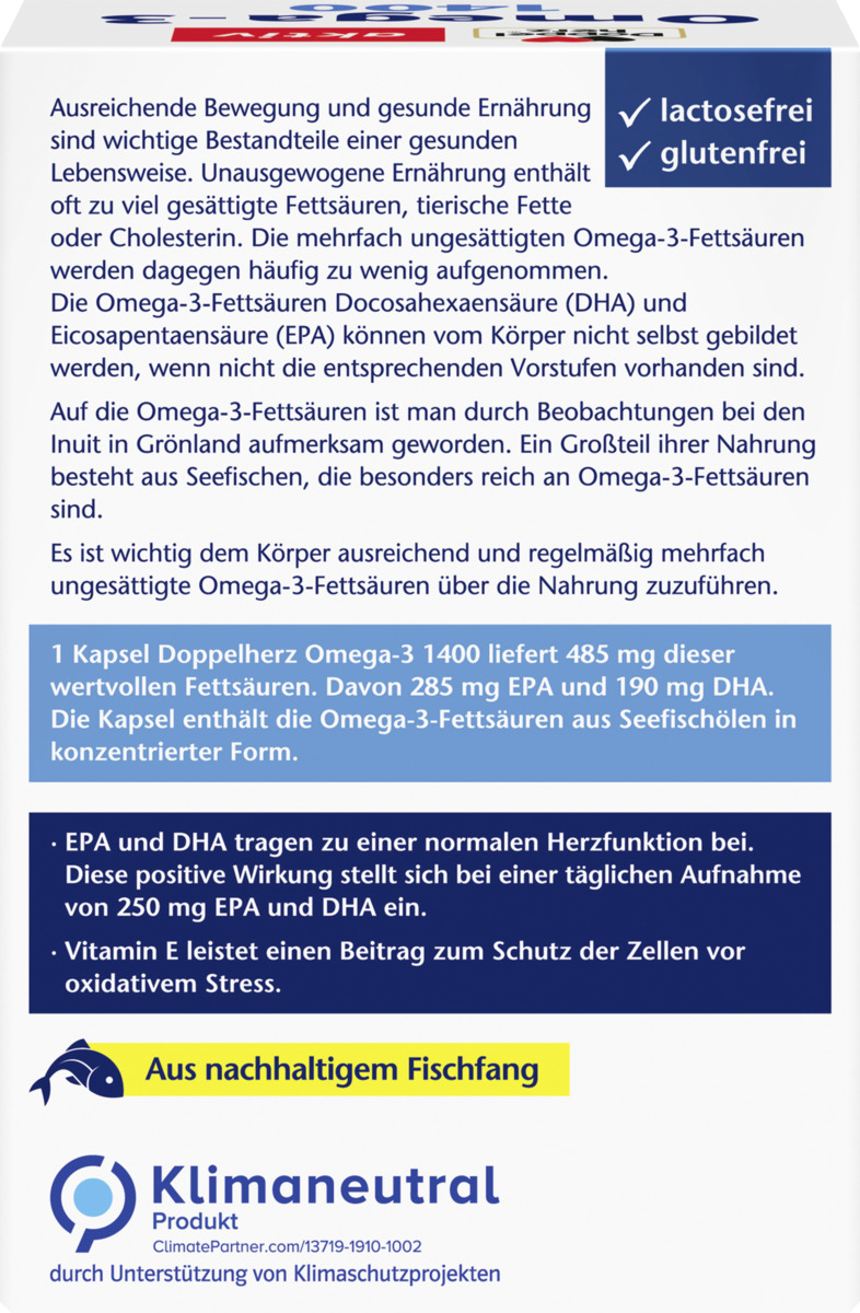 Bild 4 von Doppelherz aktiv Omega-3 1400 Kapseln