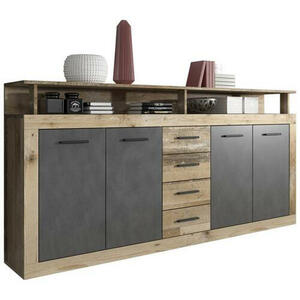 Mid.you Sideboard  Anthrazit Eiche