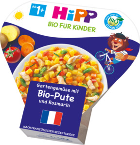 HiPP Bio für Kinder Gartenmüse mit Bio-Pute & Rosmarin