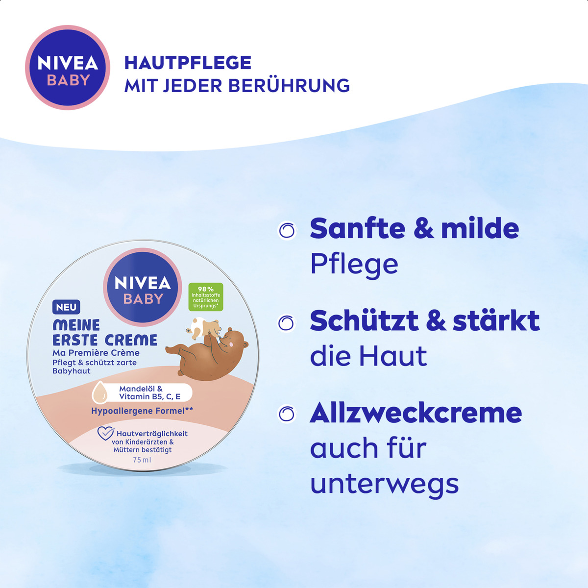 Bild 4 von NIVEA BABY Meine erste Creme, 75 ml