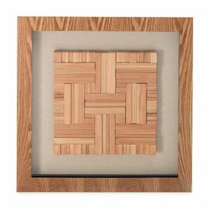 Kayoom Bild Holzkunst Quadrat 60x60 I WON200