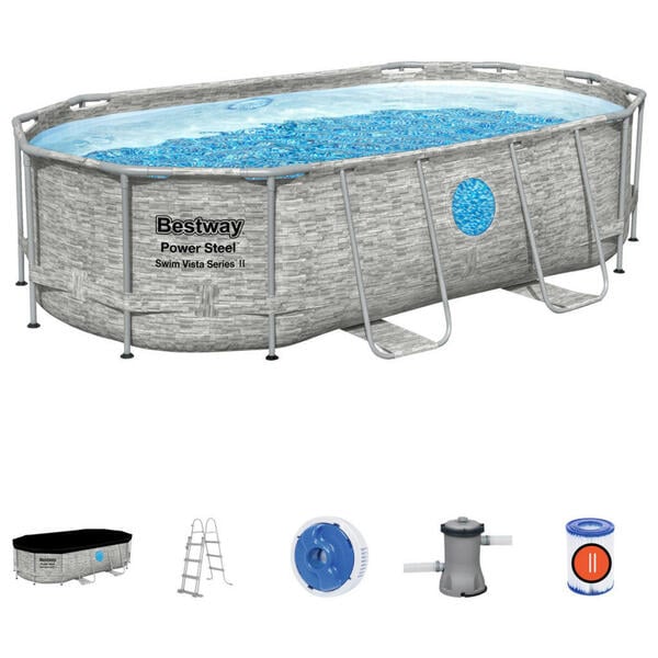 Bild 1 von Bestway Poolset B/h/l: Ca. 250x100x427 Cm