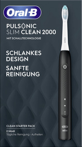Oral-B Pulsonic Slim Clean 2000 Elektrische Zahnbürste Schwarz