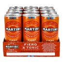 Bild 1 von Martini Fiero & Tonic L'apteritivo Mixgetränk 4,7 % vol 0,25 Liter Dose, 12er Pack