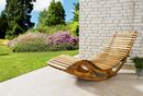 Bild 1 von HC Garten & Freizeit Ergonomische Schwungliege Saunaliege aus Akazienholz - FSC® zertifiziert