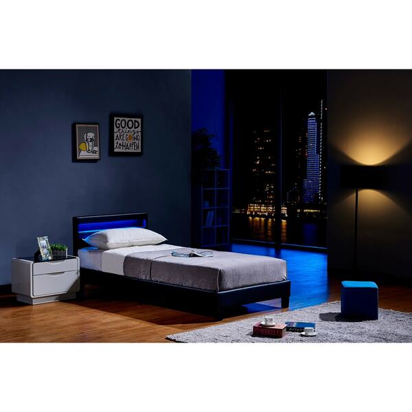 Bild 1 von Home Deluxe LED Bett Astro inkl. Matratze versch. Größen und Farben