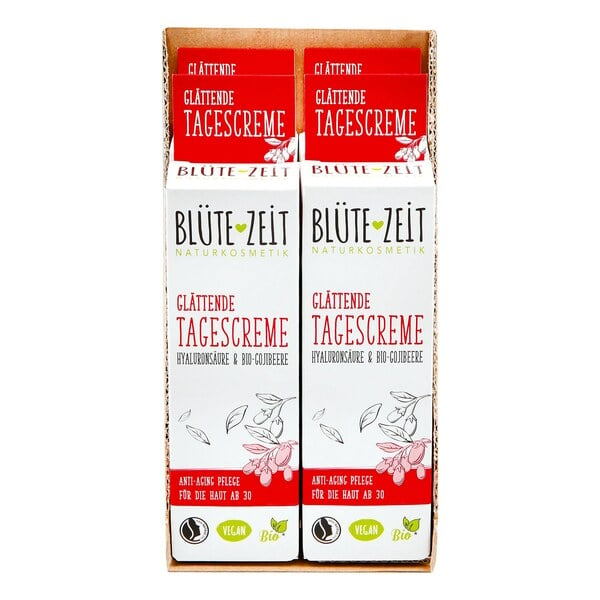 Bild 1 von BLÜTE-ZEIT Glättende Tagescreme 50 ml, 6er Pack